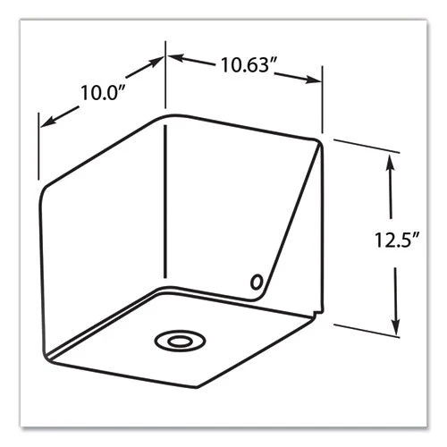 In-sight Sr. Center Pull Dispenser, 10.65 X 10 X 12.5, Smoke - Image 2