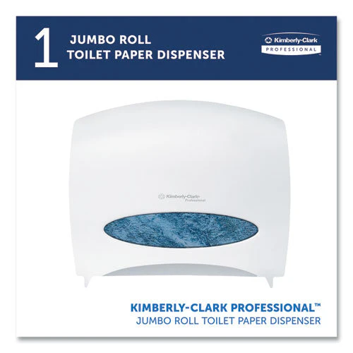 Jrt Jr. Escort Jumbo Roll Bath Tissue Dispenser, 16 X 5.75 X 13.88, Pearl White - Image 2