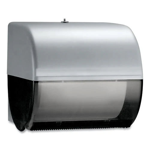 Omni Roll Towel Dispenser, 10.5 X 10 X 10, Smoke/gray - Image 1