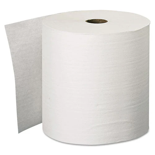 Hard Roll Paper Towels With Premium Absorbency Pockets, 1-ply, 8" X 600 Ft, 1.5" Core, White, 6 Rolls/carton - Image 1