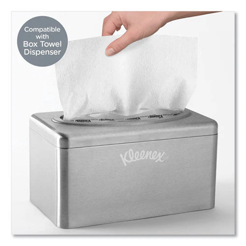 Ultra Soft Hand Towels, Pop-up Box, 1-ply, 9 X 10, White, 70/box - Image 3