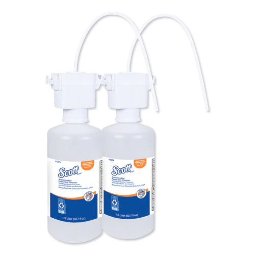 Antimicrobial Foam Skin Cleanser, Unscented, 1,500 Ml Refill, 2/carton - Image 2