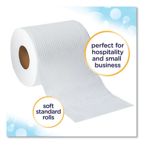 Clean Care Bathroom Tissue, Septic Safe, 1-ply, White, 170 Sheets/roll, 48 Rolls/carton - Image 3