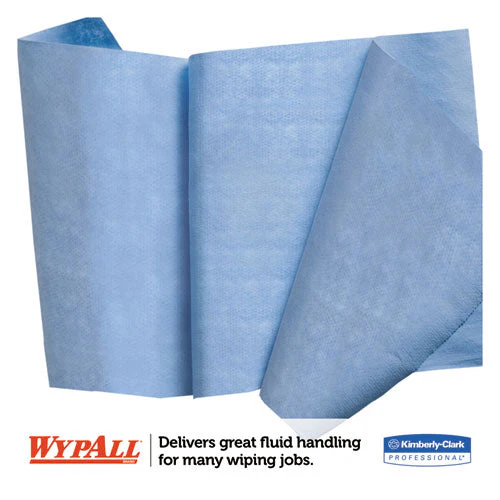X90 Cloths, Jumbo Roll, 2-ply, 11.1 X 13.4, Denim Blue, 450/roll - Image 3