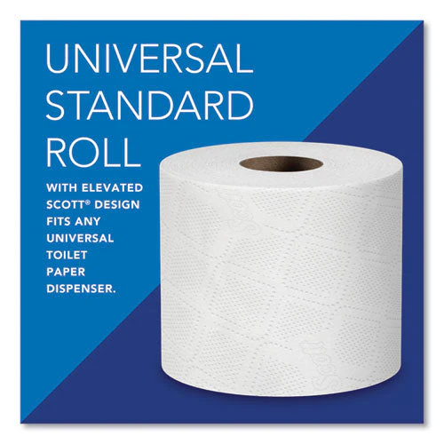 Essential Standard Roll Bathroom Tissue For Business, Septic Safe, Convenience Carton, 2-ply, White, 550/roll, 20 Rolls/ct - Image 3