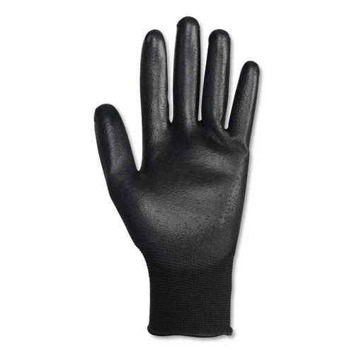 G40 Polyurethane Coated Gloves, 220 Mm Length, Small, Black, 60 Pairs - Image 2