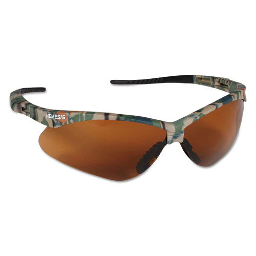 Nemesis Safety Glasses, Camo Frame, Bronze Lens - Image 1