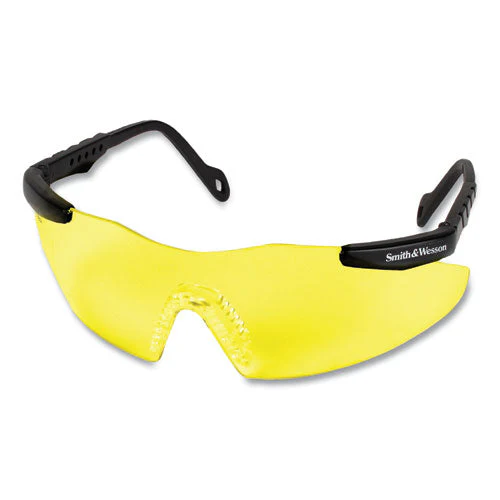 Magnum 3g Safety Eyewear, Black Frame, Yellow/amber Lens, 12/box - Image 2