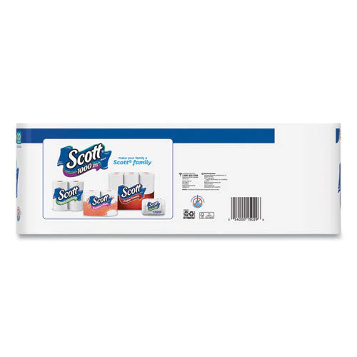 1000 Bathroom Tissue, Septic Safe, 1-ply, White, 1,000 Sheet/roll, 20/pack - Image 3