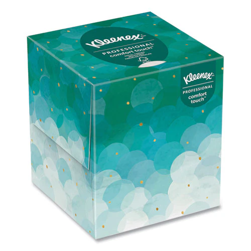 Boutique White Facial Tissue, 2-ply, Pop-up Box, 95 Sheets/box - Image 1