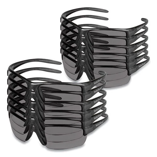 Equalizer Safety Glasses, Gunmetal Frame, Smoke Lens, 12/box - Image 2