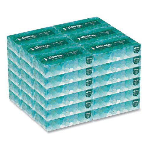 White Facial Tissue For Business, 2-ply, White, Pop-up Box, 100 Sheets/box, 36 Boxes/carton - Image 1