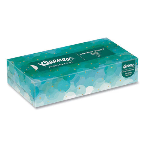 White Facial Tissue For Business, 2-ply, White, Pop-up Box, 100 Sheets/box - Image 1