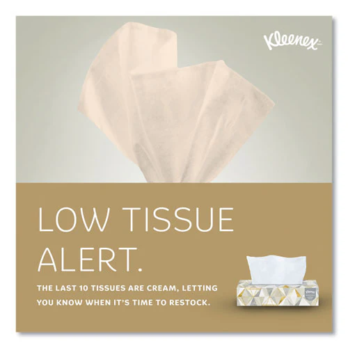 White Facial Tissue, 2-ply, White, Pop-up Box, 125 Sheets/box - Image 3