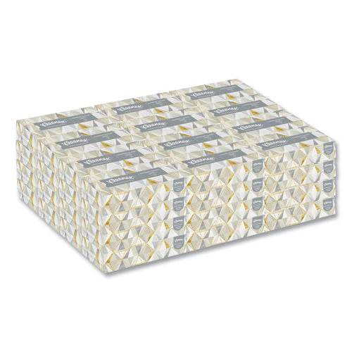 White Facial Tissue For Business, 2-ply, White, Pop-up Box, 125 Sheets/box, 48 Boxes/carton - Image 1