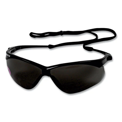 V60 Nemesis Rx Reader Safety Glasses, Black Frame, Smoke Lens, +2.5 Diopter Strength, 6/box - Image 1