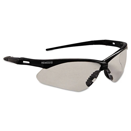 Nemesis Safety Glasses, Black Frame, Clear Anti-fog Lens - Image 2