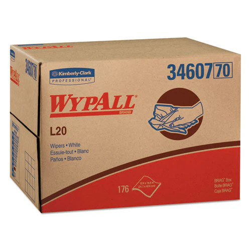 L20 Towels, Brag Box, Multi-ply, 12.5 X 16.8, Unscented, White, 176/box - Image 1