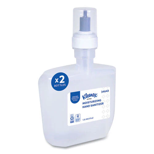Super Moisturizing Foam Hand Sanitizer, 1,200 Ml Cassette, Unscented, 2/carton - Image 1