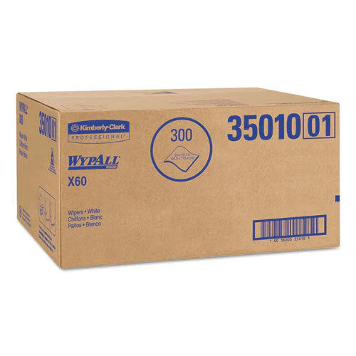 X60 Shower Towels, 22.5 X 39, White, 100/box, 3 Boxes/carton - Image 1