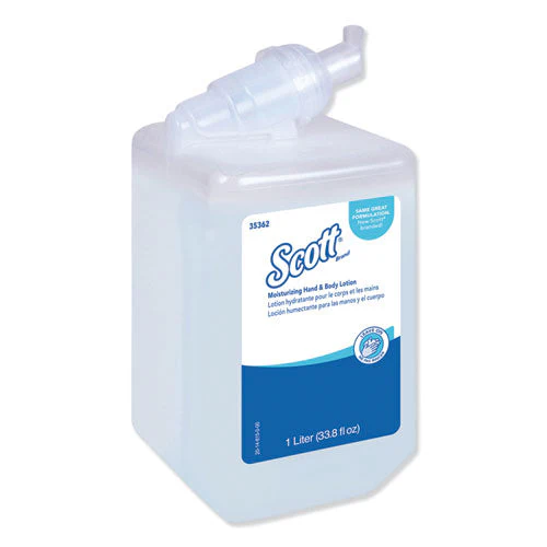 Moisturizing Hand And Body Lotion, 1 L Bottle. Fresh Scent - Image 1