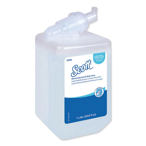 Moisturizing Hand And Body Lotion, 1 L Bottle, Fresh Scent, 6/carton - Image 1