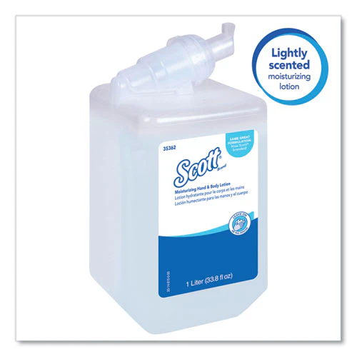Moisturizing Hand And Body Lotion, 1 L Bottle. Fresh Scent - Image 2