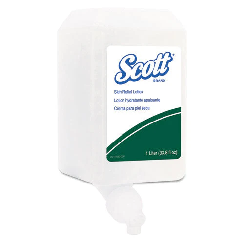 Skin Relief Lotion, 1 L Bottle, Fragrance Free - Image 1