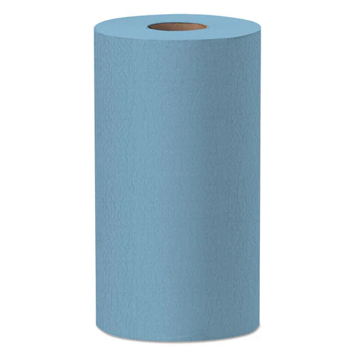General Clean X60 Cloths, Small Roll, 9.8 X 13.4, Blue, 130/roll, 12 Rolls/carton - Image 1