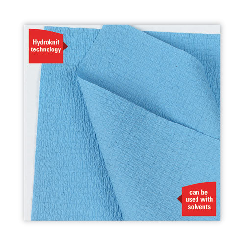 General Clean X60 Cloths, Small Roll, 13.5 X 19.6, Blue, 130/roll, 6 Rolls/carton - Image 2