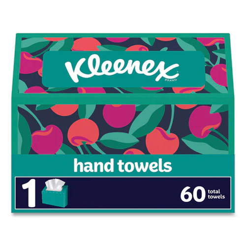 Everyday Hand Towels, 1-ply, 8 X 9.1, White, 60 Towels/box - Image 1