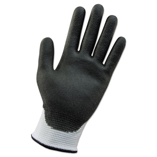 G60 Ansi Level 2 Cut-resistant Gloves, 220 Mm Length, Small, White/black, 12 Pairs - Image 1