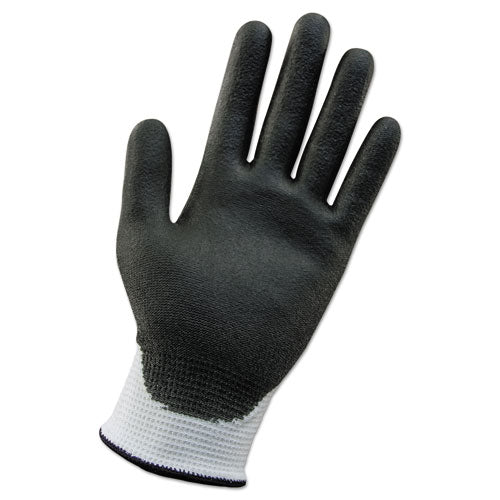 G60 Ansi Level 2 Cut-resistant Gloves, 250 Mm Length, X-large/size 10, White/black, 12 Pairs - Image 1