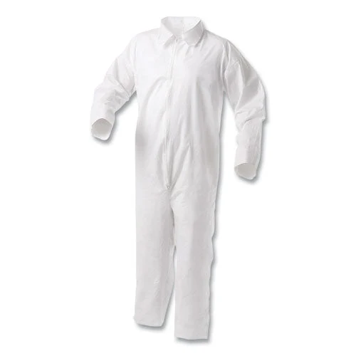 A35 Liquid And Particle Protection Coveralls, Zipper Front, 2x-large, White, 25/carton - Image 1