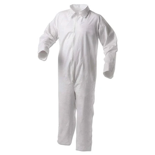 A35 Liquid And Particle Protection Coveralls, Zipper Front, 3x-large, White, 25/carton - Image 1