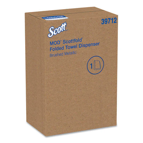 Mod* Scottfold* Towel Dispenser, 10.6 X 5.48 X 18.79, Brushed Metallic - Image 2