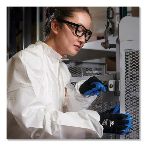 G40 Foam Nitrile Coated Gloves, 240 Mm Length, Large/size 9, Blue, 12 Pairs - Image 2