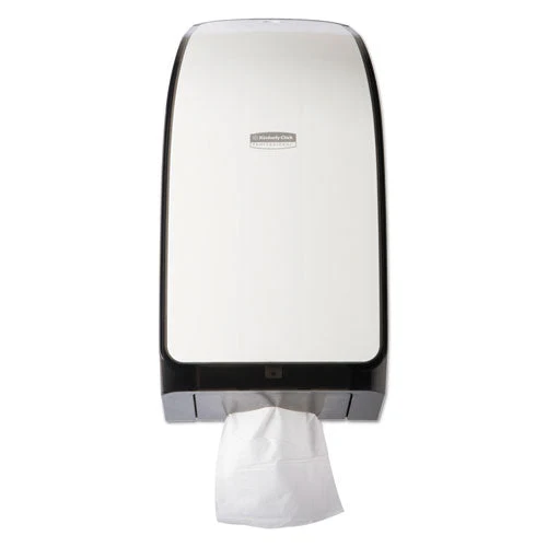 Hygienic Bathroom Tissue Dispenser, 7.38 X 6.38 X 13.75, White - Image 1