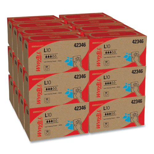 L10 Towels, Pop-up Box, 1-ply, 10.25 X 9, White, 250/box, 24 Boxes/carton - Image 1