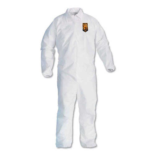 A40 Elastic-cuff And Ankles Coveralls, White, Large, 25/carton - Image 1