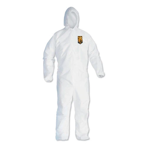 A40 Elastic-cuff And Ankles Hooded Coveralls, 2x-large, White, 25/carton - Image 1
