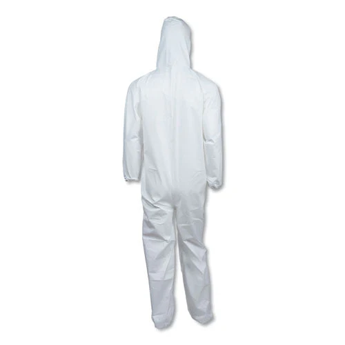 A40 Elastic-cuff And Ankles Hooded Coveralls, 2x-large, White, 25/carton - Image 3