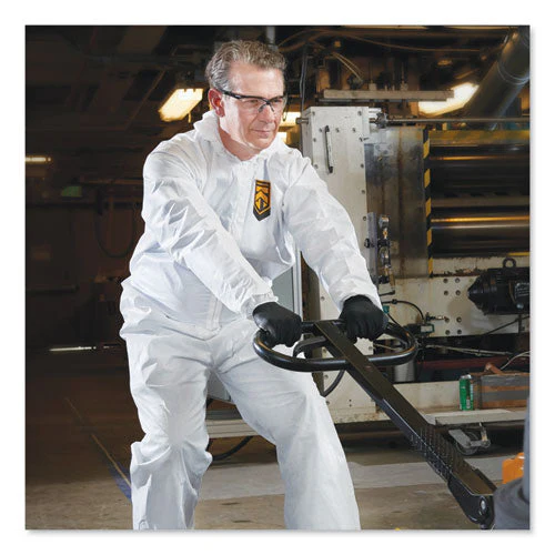 A40 Elastic-cuff, Ankle, Hooded Coveralls, 3x-large, White, 25/carton - Image 2