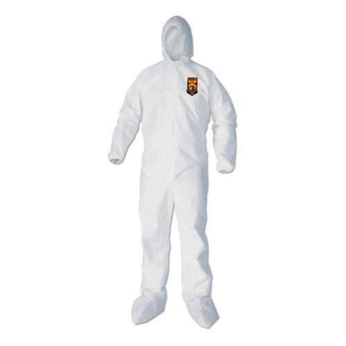 A40 Elastic-cuff, Ankle, Hood And Boot Coveralls, 3x-large, White, 25/carton - Image 1