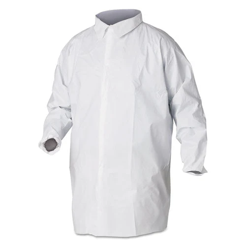 A40 Liquid And Particle Protection Lab Coats, X-large, White, 30/carton - Image 1