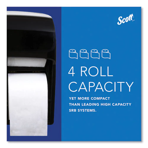 Pro High Capacity Coreless Srb Tissue Dispenser, 11.25 X 6.31 X 12.75, Black - Image 2