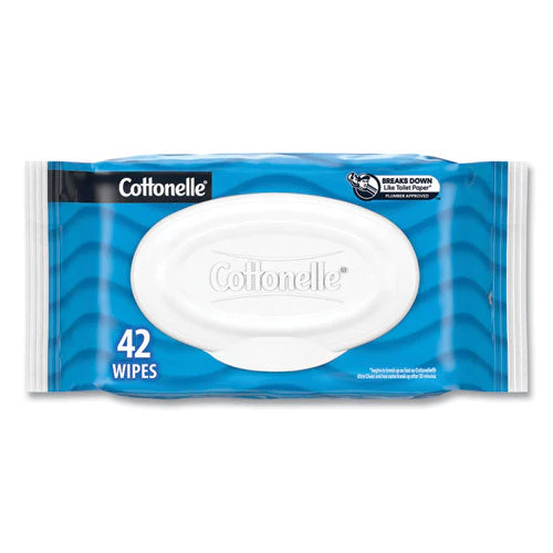 Fresh Care Flushable Cleansing Cloths, 1-ply, 3.75 X 5.5, White, 42/pack, 12 Packs/carton - Image 2