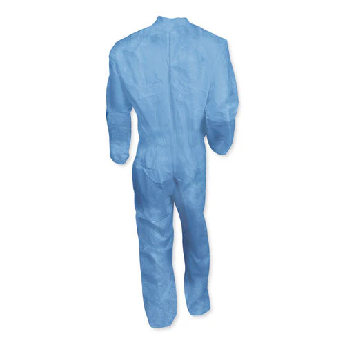 A60 Elastic-cuff, Ankle And Back Coveralls, 2x-large, Blue, 24/carton - Image 2