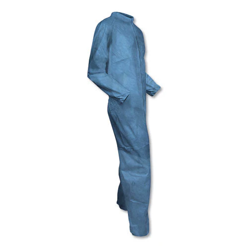 A65 Zipper Front Flame Resistant Coveralls, X-large, Blue, 25/carton - Image 3