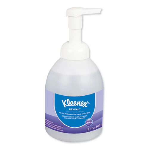 Reveal Ultra Moisturizing Foam Hand Sanitizer, 18 Oz Bottle, Fragrance-free, 4/carton - Image 1
